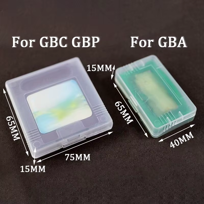 1PC For GameBoy Color GBC GBA GBP Gaming Cards Anti-Dust Clear Protective Box Plastic Game Cartridge Card Case Repair Pa