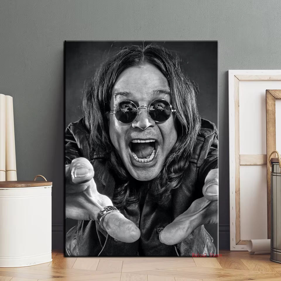 Ozzy Osbourne Poster Singer Wall Art Coffee House Bar Room Wall Decor Home Decoration Painting Gift
