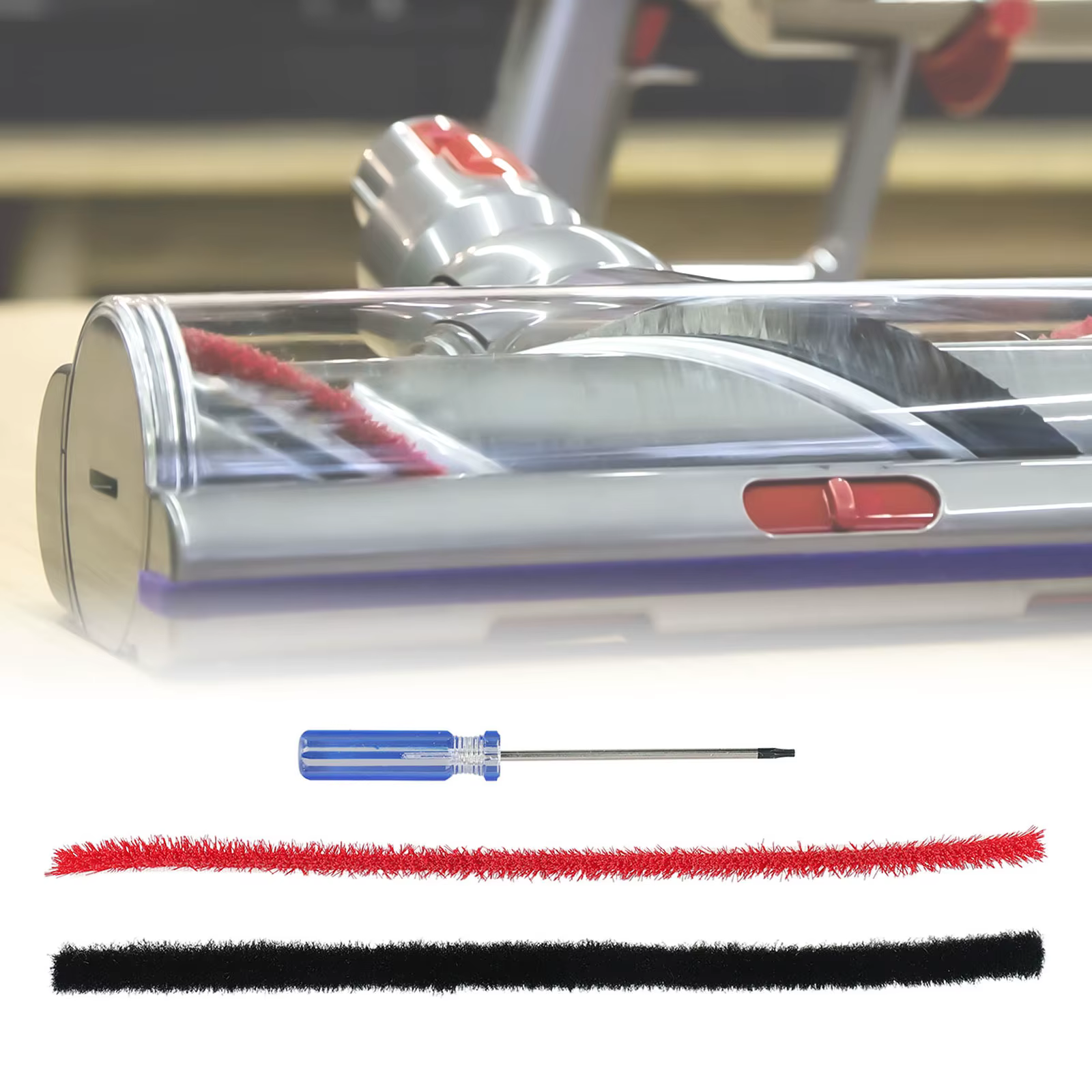2 Pcs Dysons Vacuum Cleaner V11-V15 Dedicated Roller Brush Cleaning Accessories Fluffys Strips For Vacuum Cleaner Roller