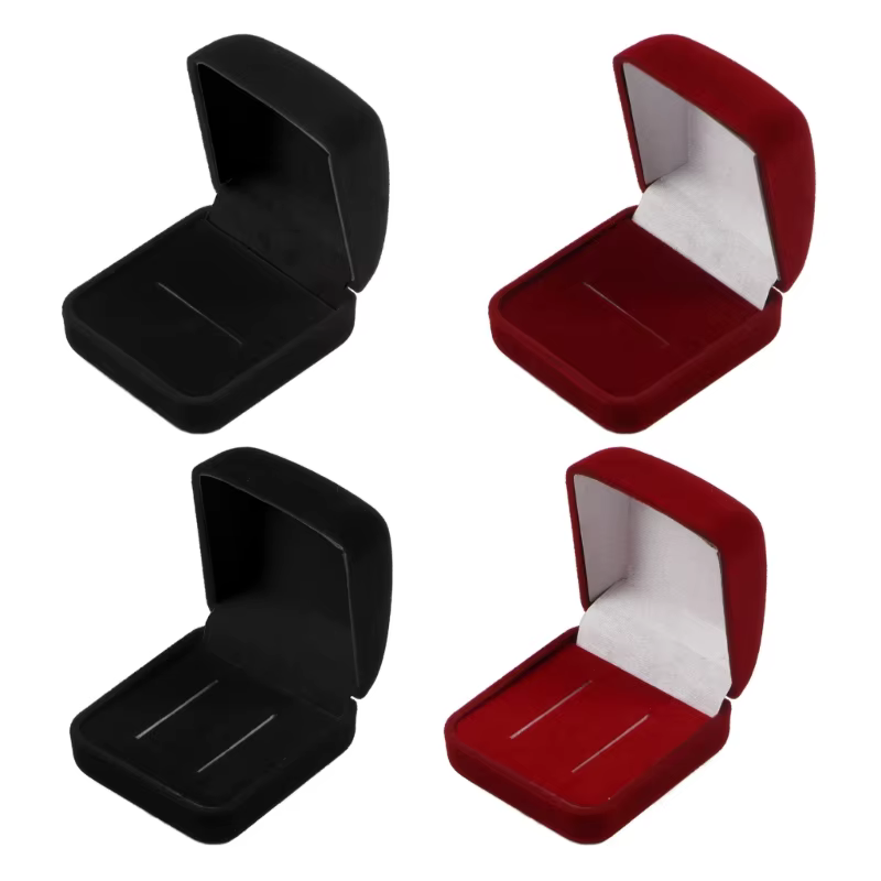 Y1UB Ring Box Jewelry Gift Box Wedding Ring Storage Cases for Engagement Wedding Anniversary Valentine's Day