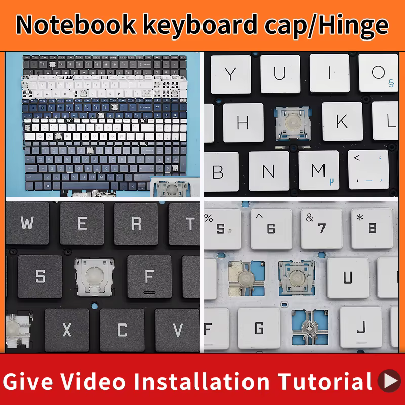 Replacement Keycap Key cap Hinge For HP Pavilion 15-EG 15-EH 15m-EH 15m-EG M19N73 TPN-Q246 TPN-Q245 17-CP 17-CN Keyboard