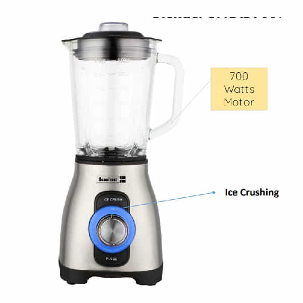 Scanfrost 1.5L Blender with Ice Crusher SFKAB700W